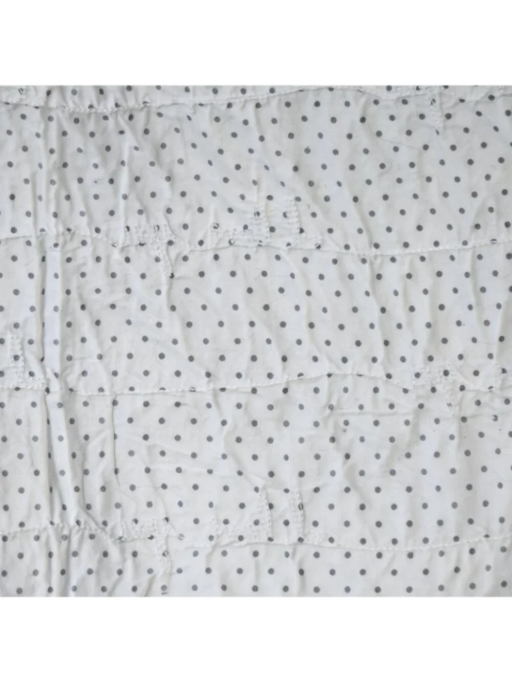 Circo Baby Blanket I Love You Gray White Quilted Polka Dot Cotton Target‎ 2015